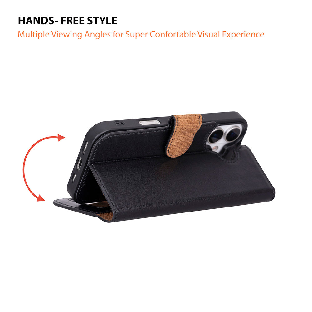 Magic iPhone 17 Leather Detachable Wallet Case