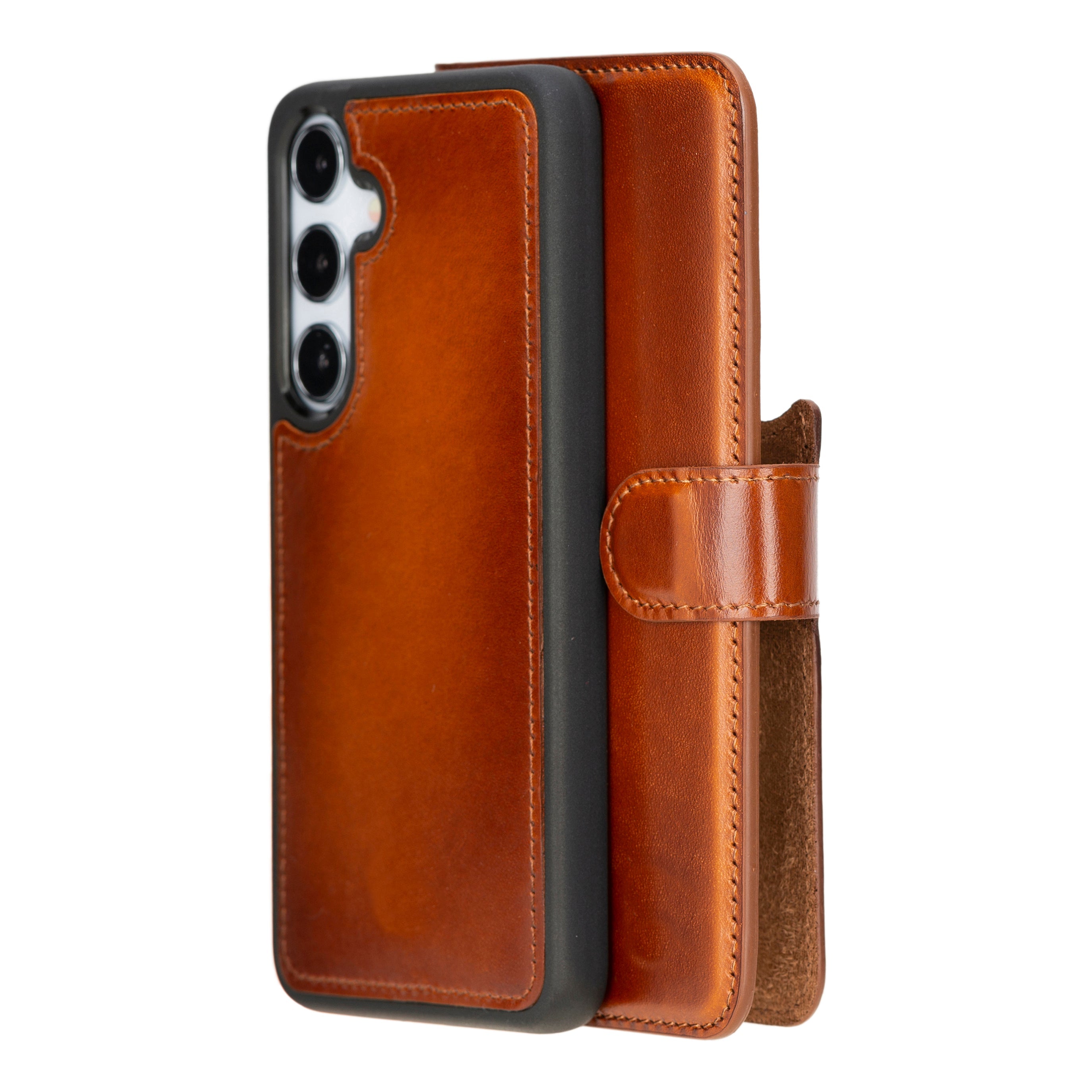Magic Samsung Galaxy S24 Leather Detachable Wallet Case