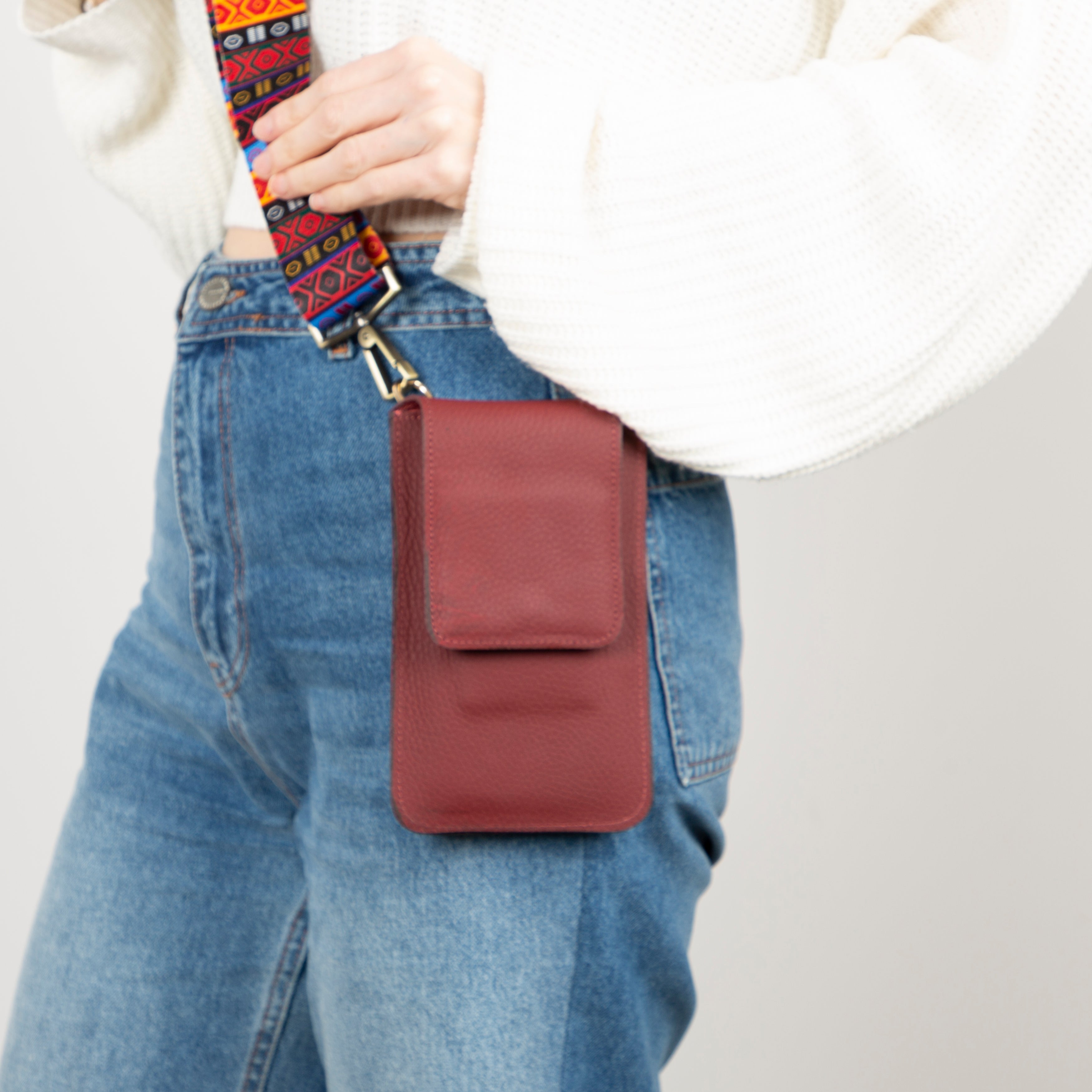 Tendenza Leather Crossbody Bag