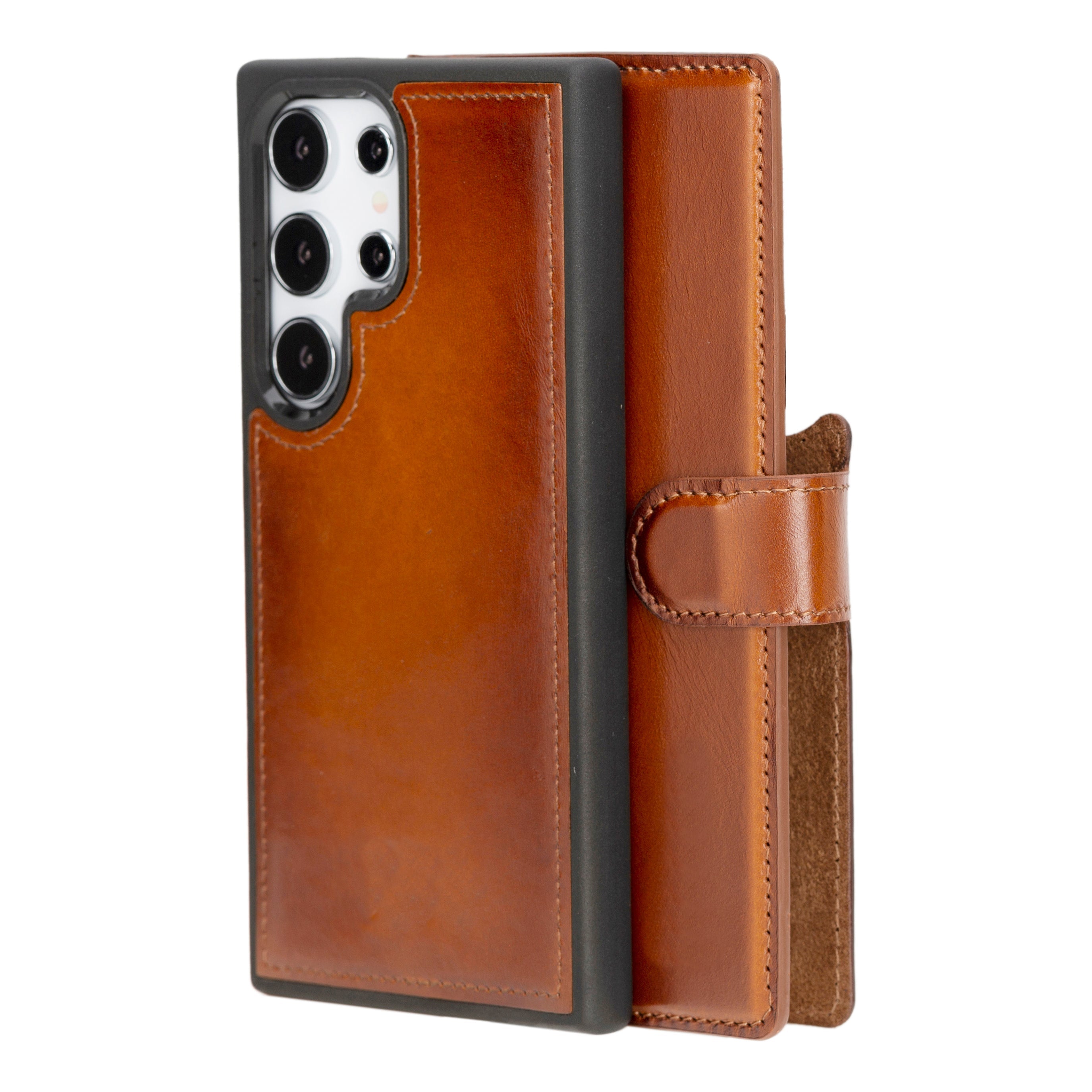 Magic Samsung Galaxy S24 Plus Leather Detachable Wallet Case