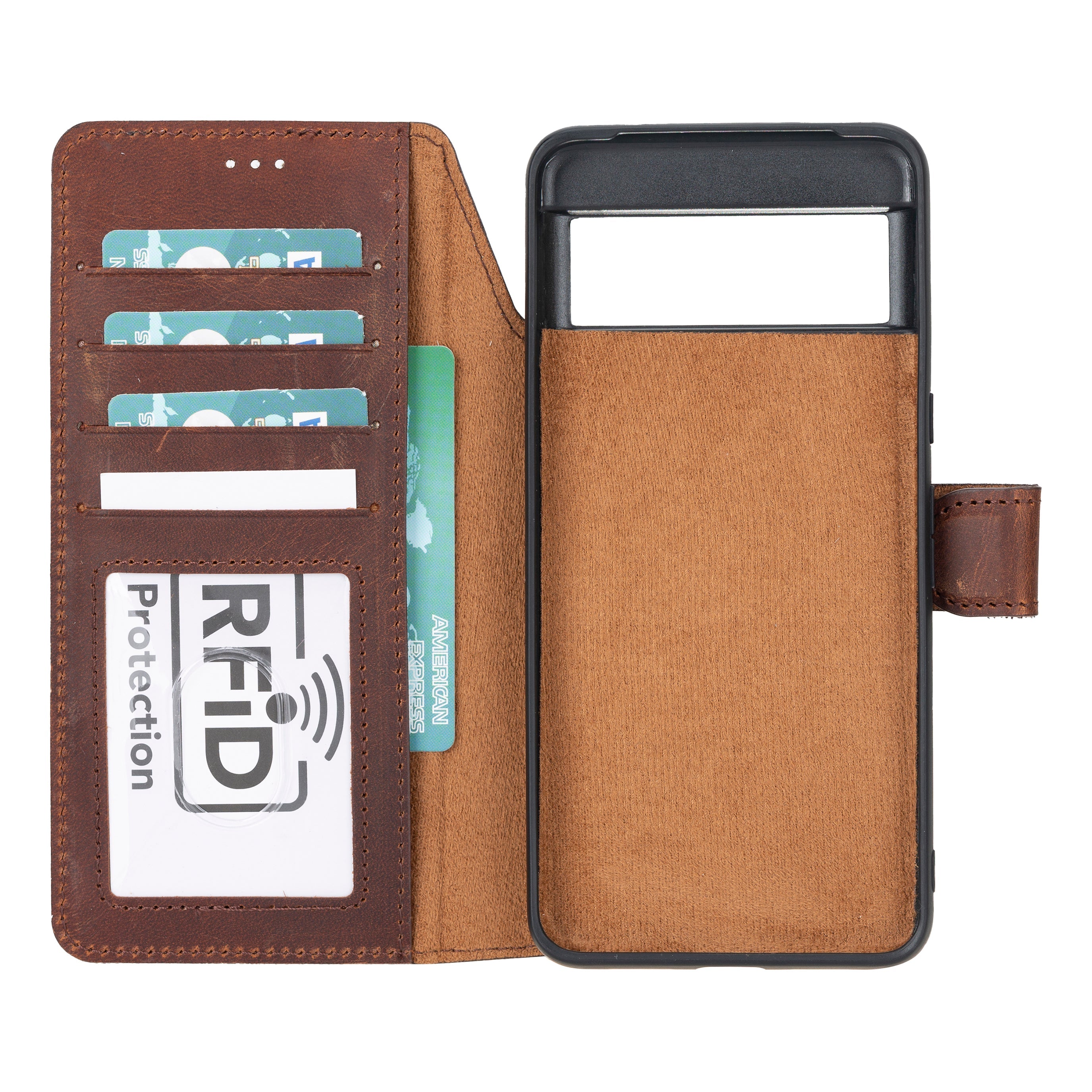 Magic Google Pixel 10 Pro Detachable Leather Wallet Case