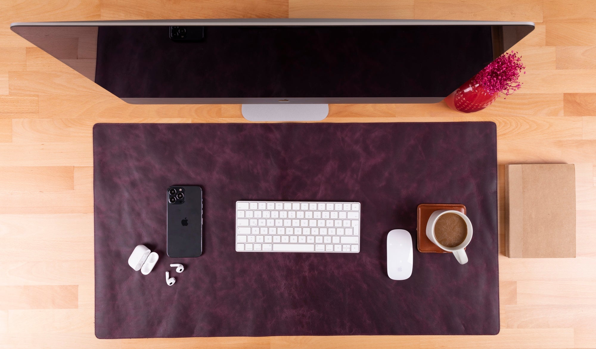 Natural Leather Desk Mat (91 cm x 48 cm)