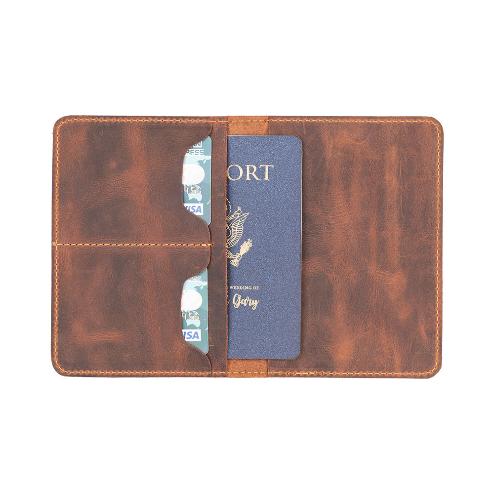 Viaggio Leather Passport Wallet