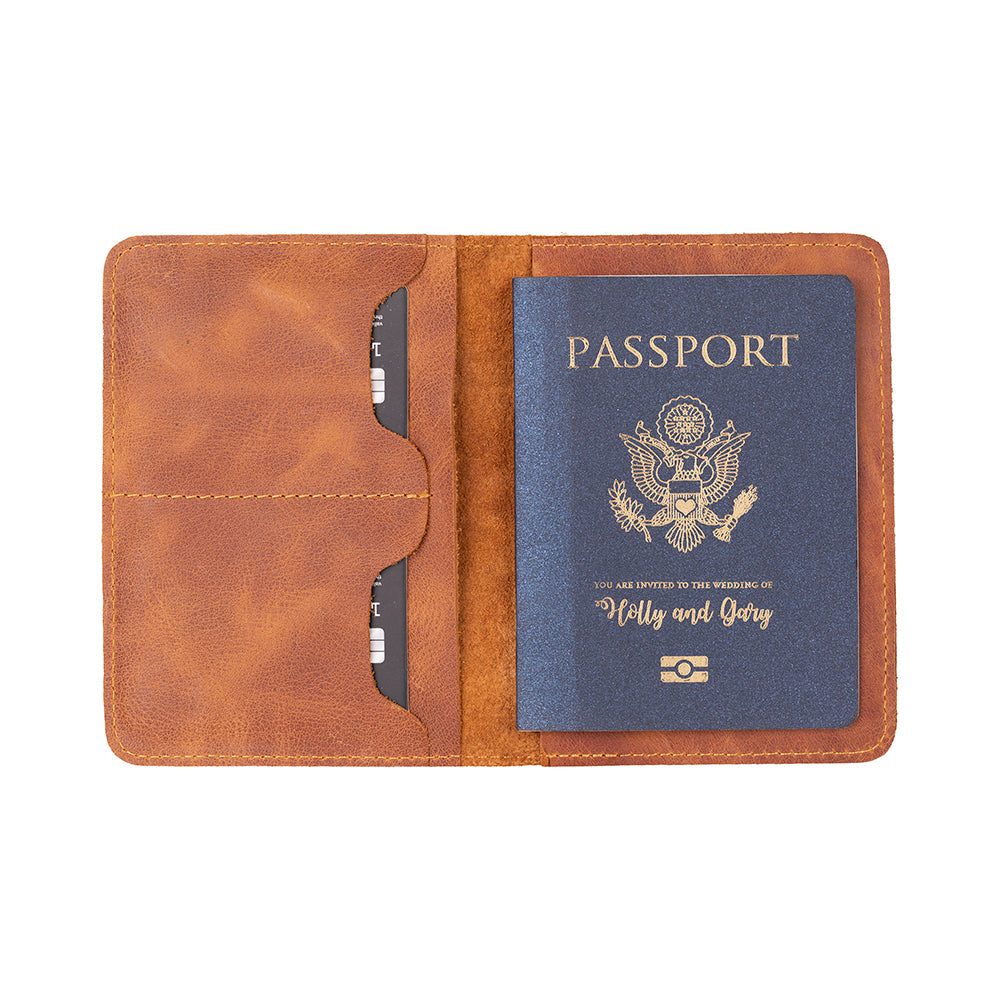 Viaggio Leather Passport Wallet