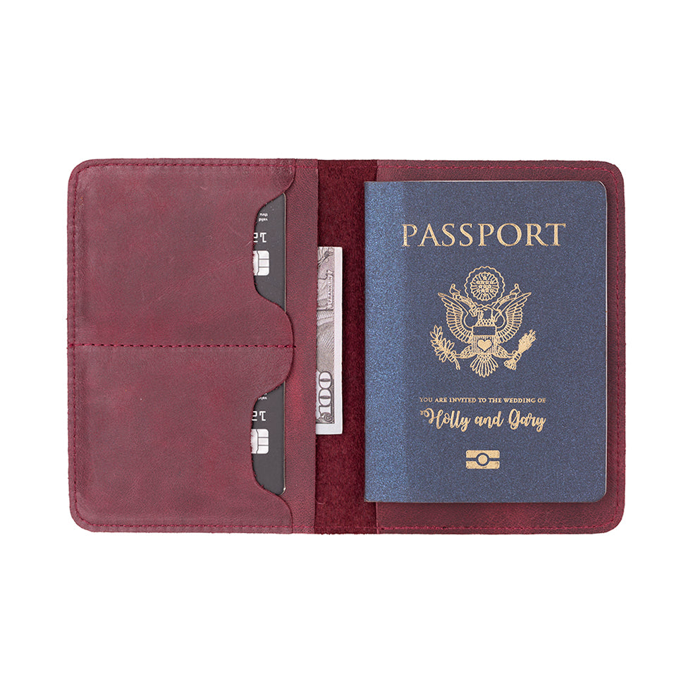Viaggio Leather Passport Wallet