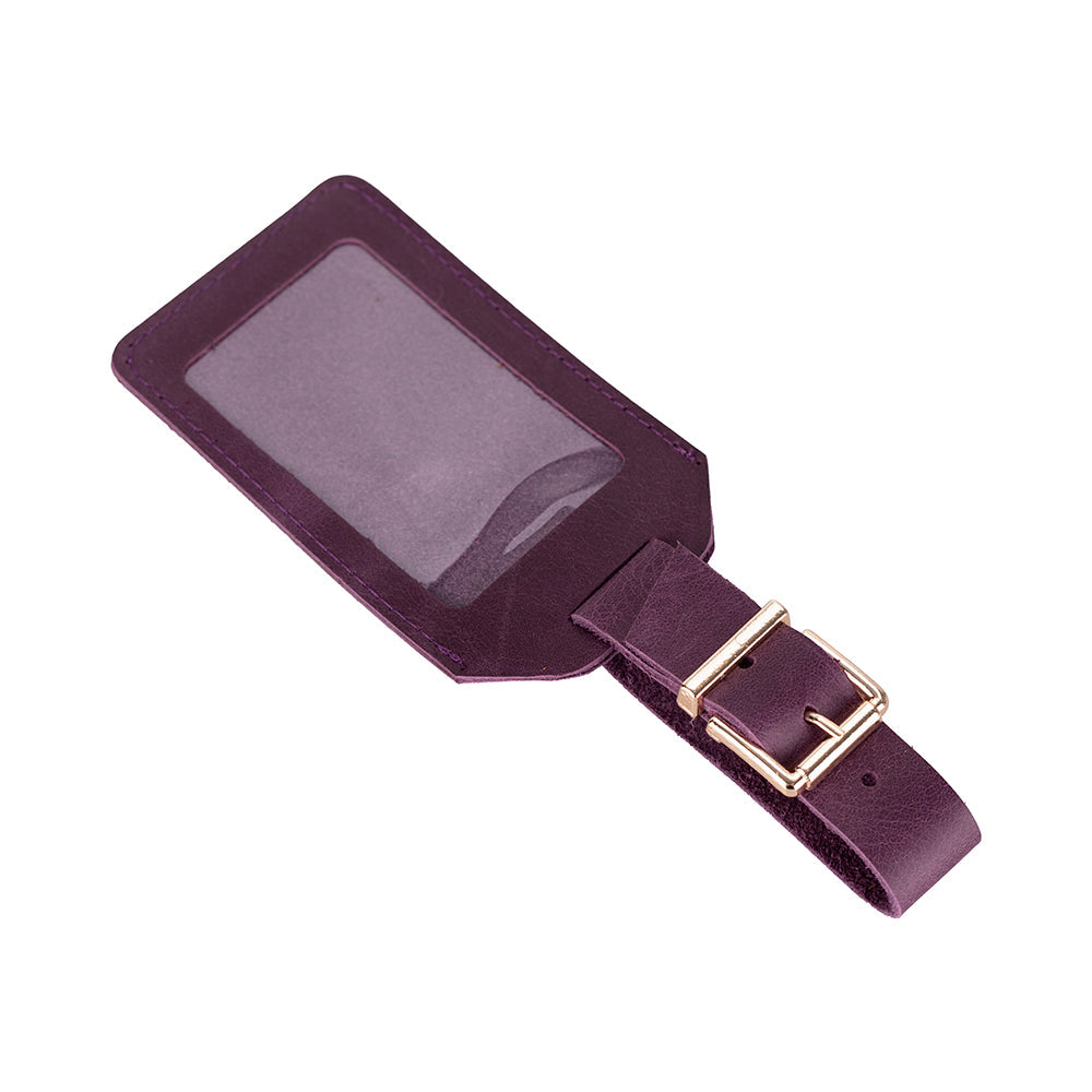 Uno Leather Luggage Tag