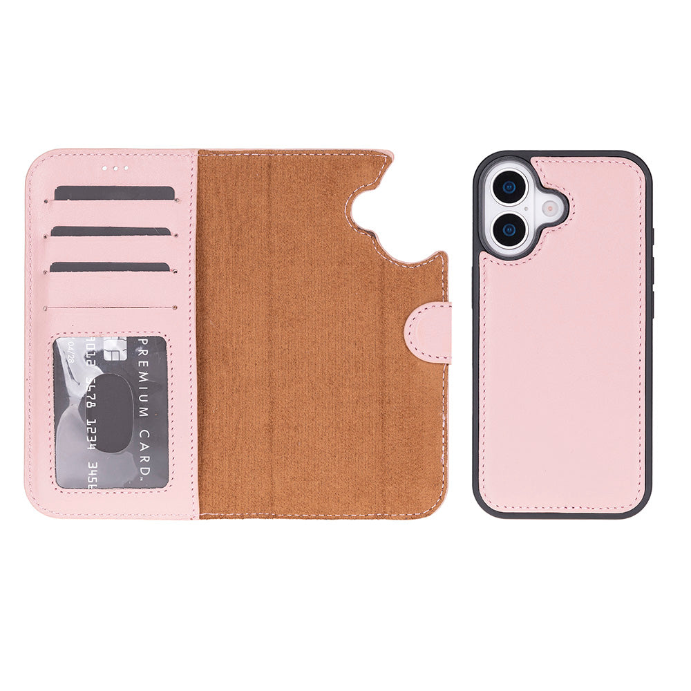 Magic iPhone 17 Leather Detachable Wallet Case