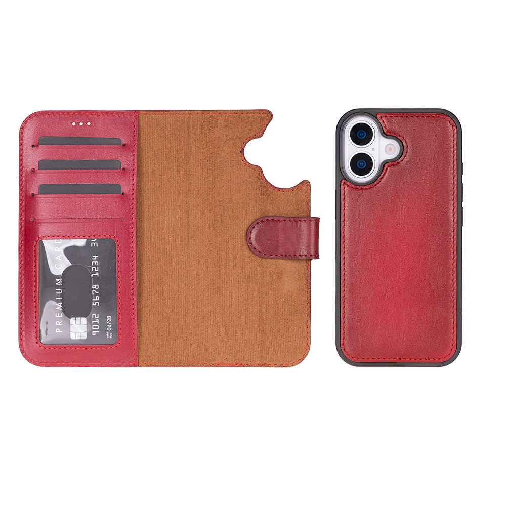 Magic iPhone 17 Leather Detachable Wallet Case