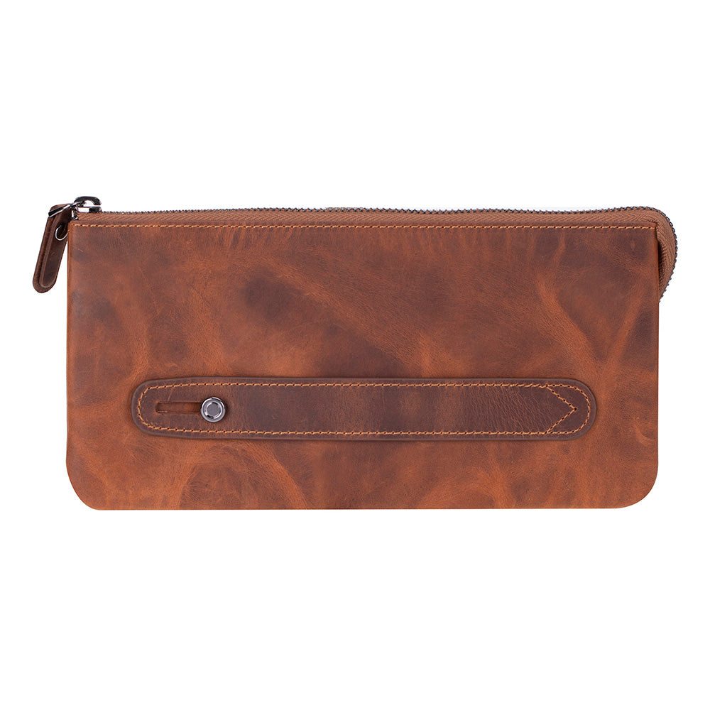 Majeste Leather Clutch Bag