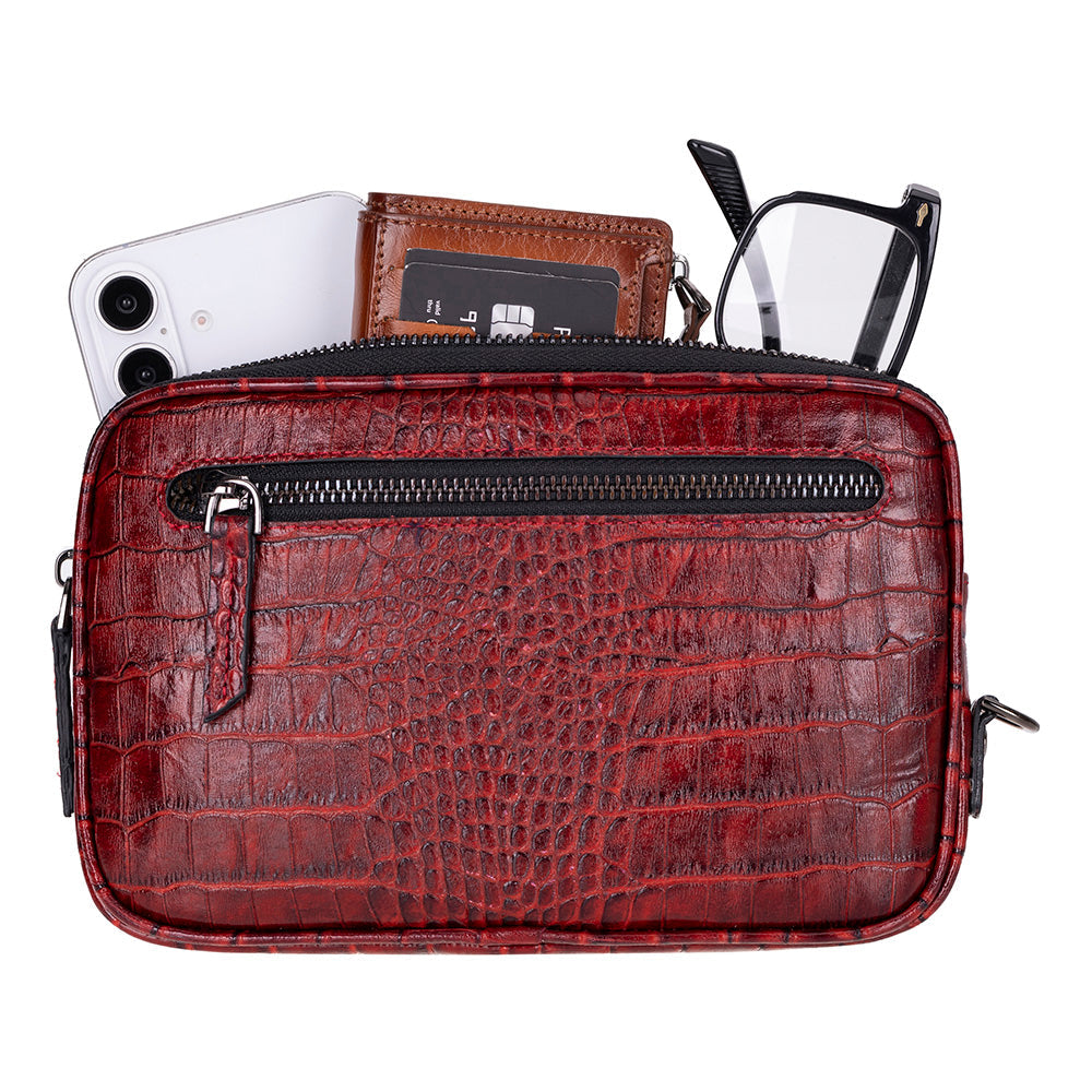 Noma Leather Clutch Bag