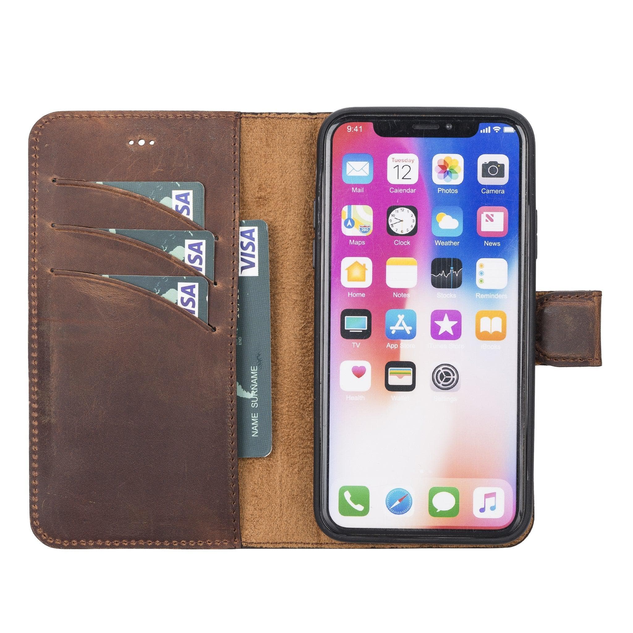 Magic iPhone XR Detachable Leather Wallet Case