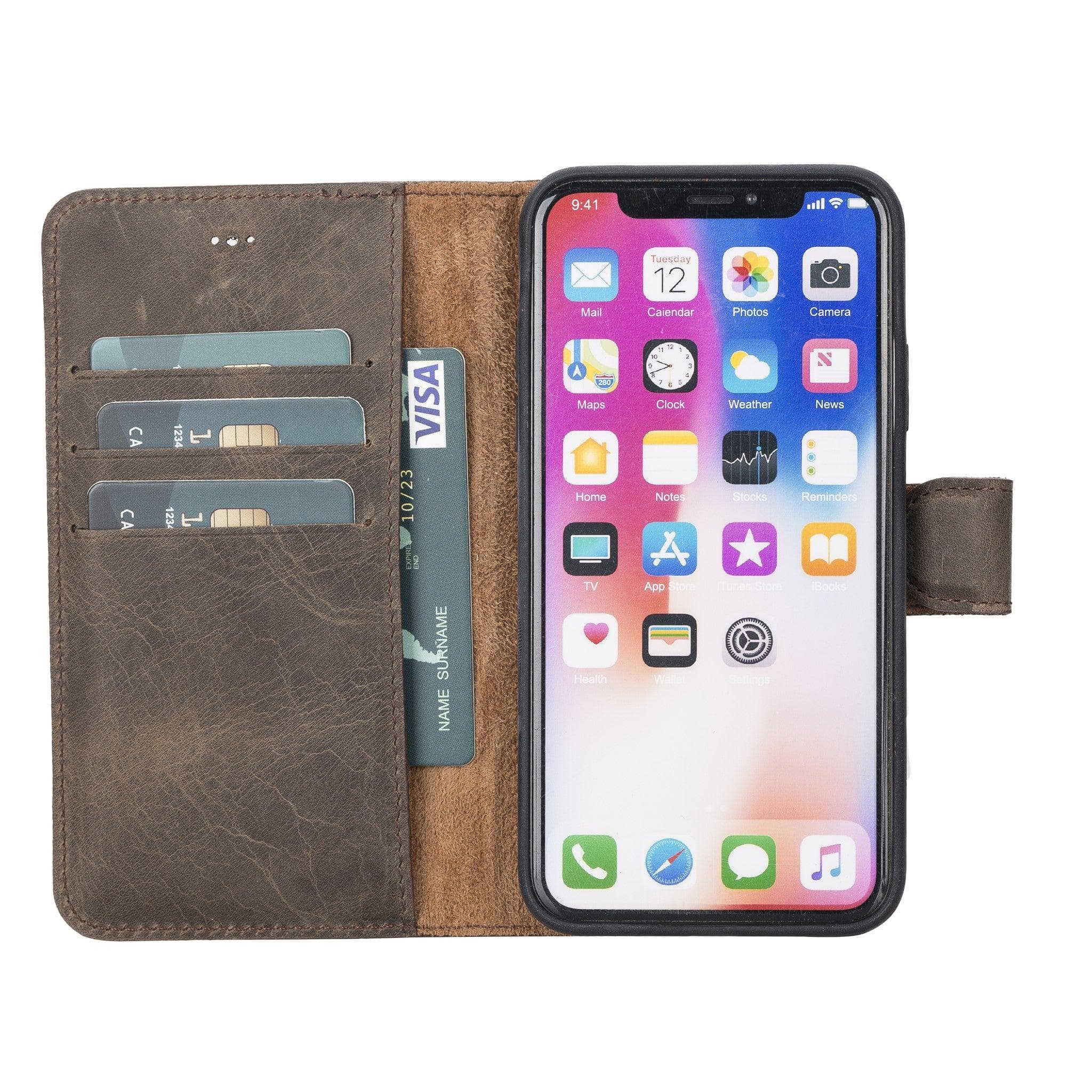 Apple iPhone X/XS Detachable Leather Case / MW