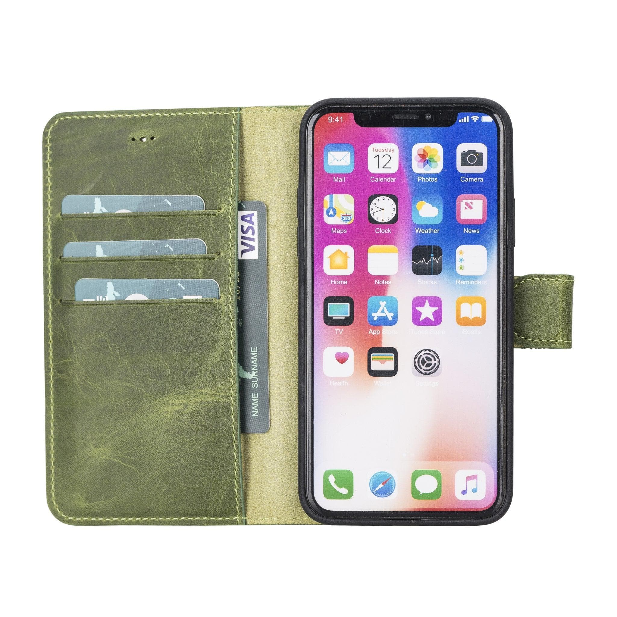 Magic iPhone XR Detachable Leather Wallet Case