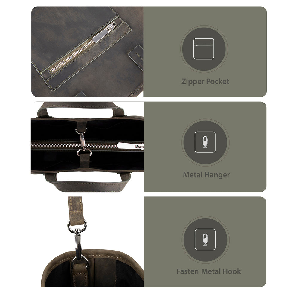 Valetto Leather Tote Bag