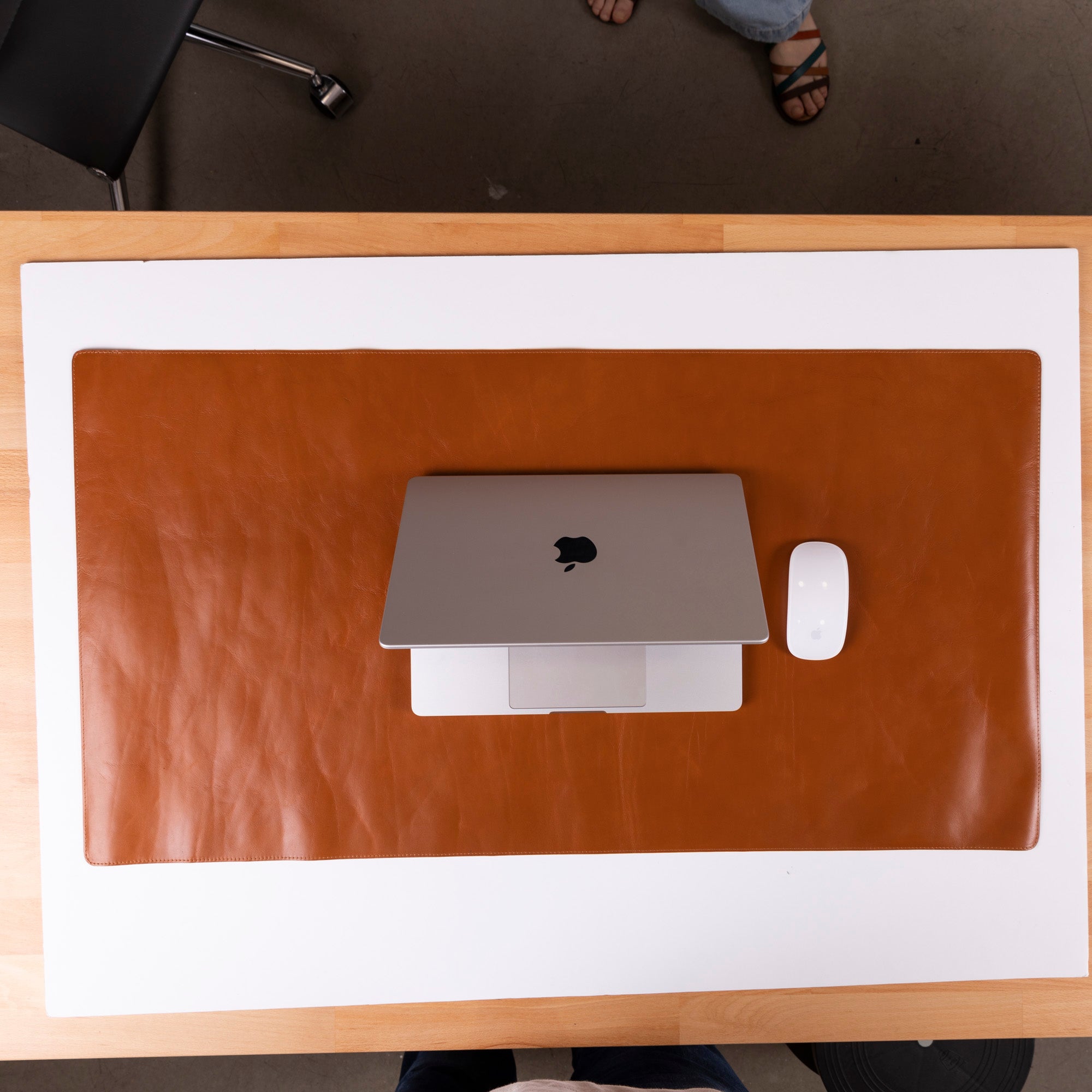 Natural Leather Desk Mat (91 cm x 48 cm)
