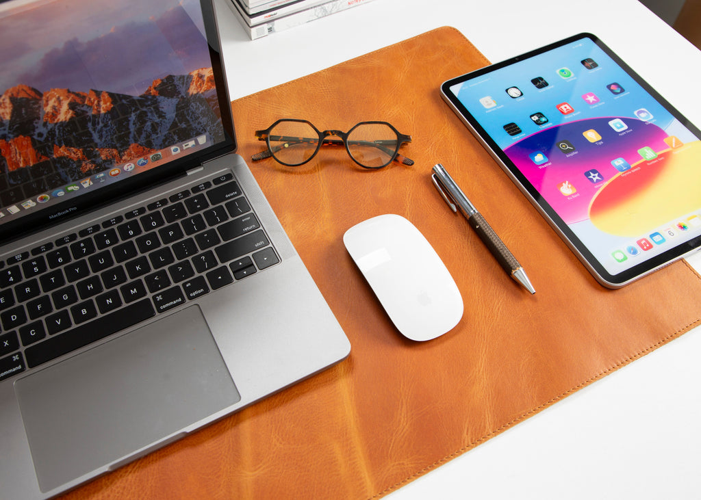 Natural Leather Desk Mat (91 cm x 48 cm)