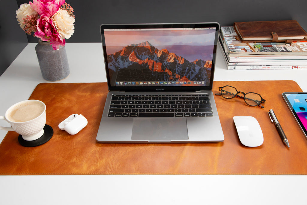 Natural Leather Desk Mat (91 cm x 48 cm)