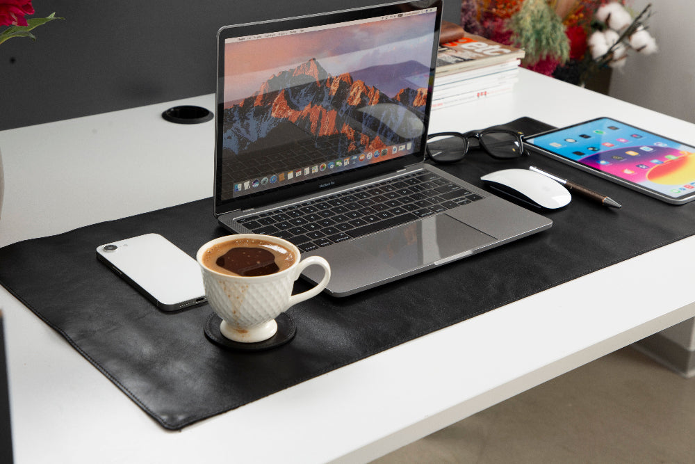 Leather Desk Mat (37 cm X 80 cm)