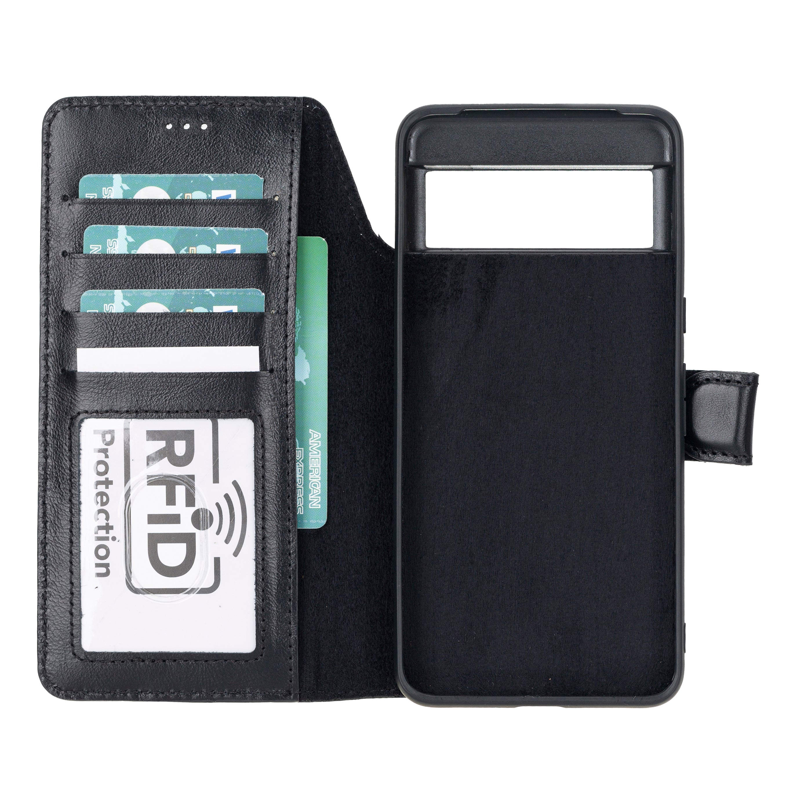 Magic Google Pixel 10 Pro Detachable Leather Wallet Case