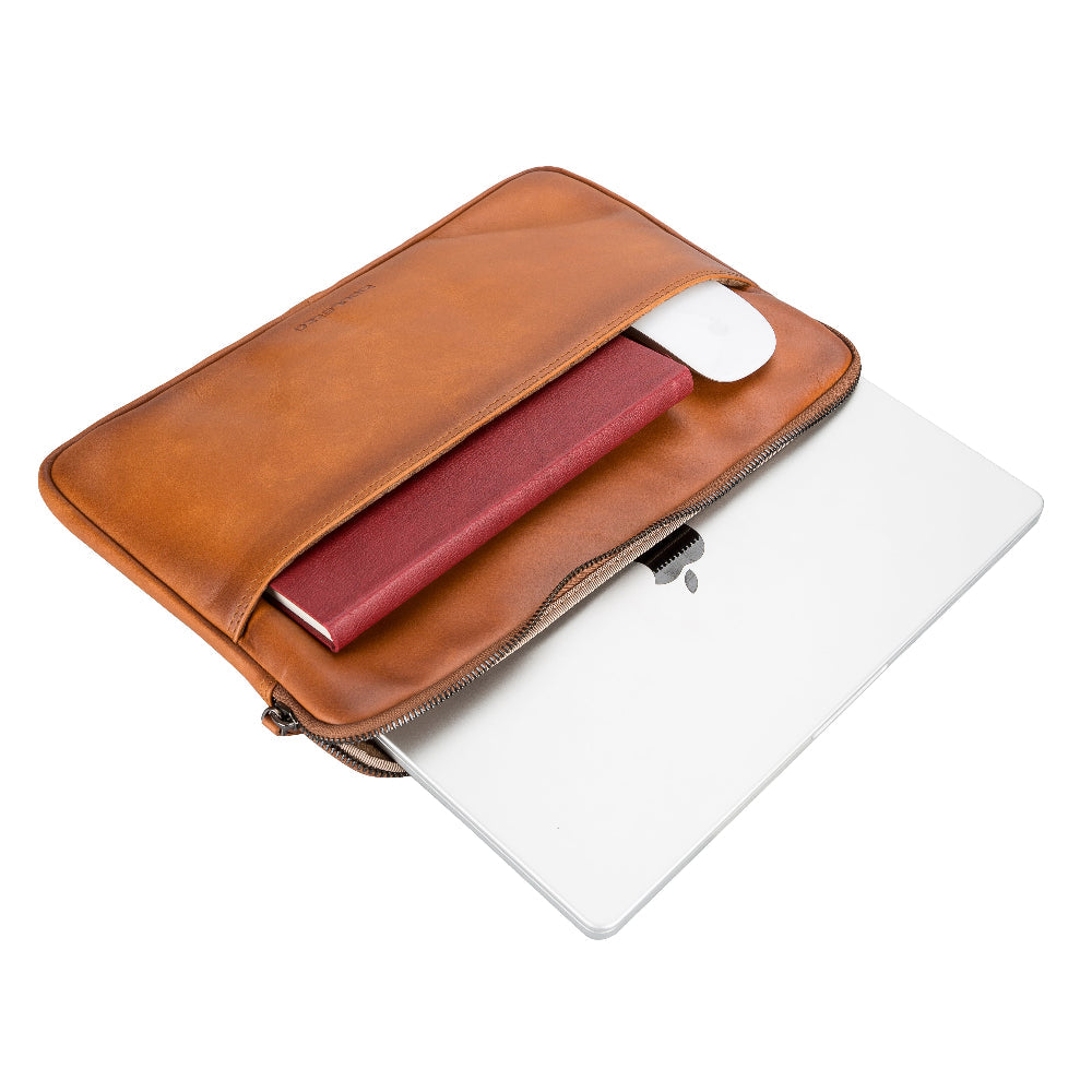 Awe Laptop / Tablet Slim Leather Bag