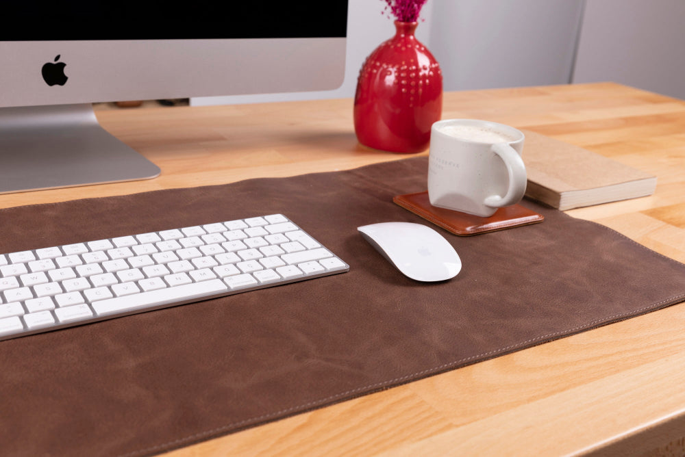 Leather Desk Mat (35 cm X 78 cm)