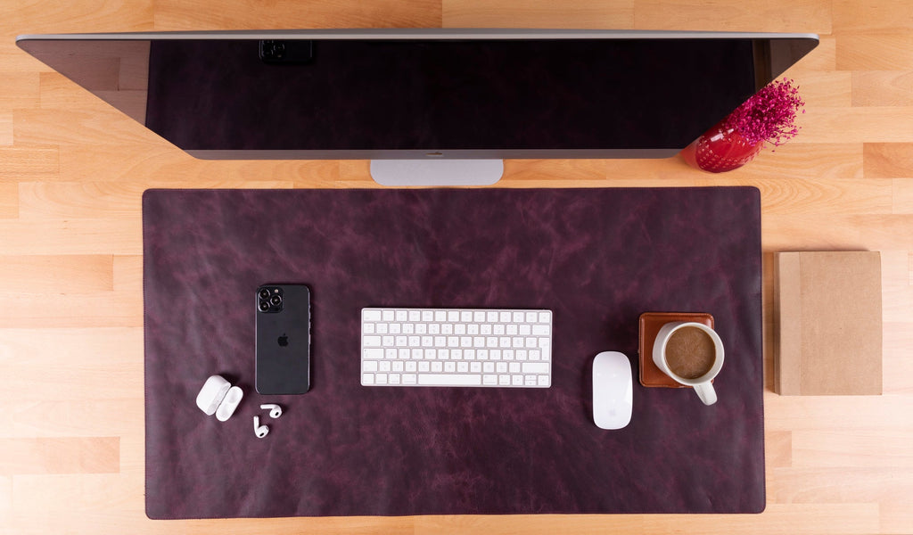 Natural Leather Desk Mat (91 cm x 48 cm)
