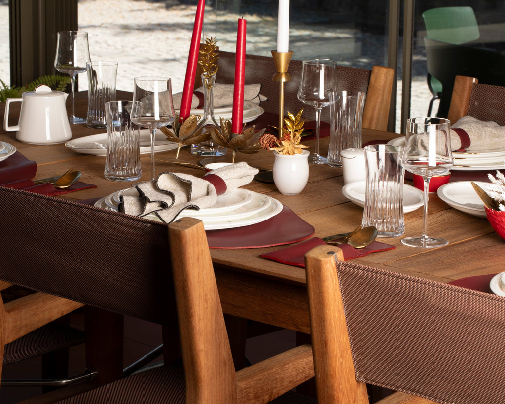 Velato Leather Place Mat Set