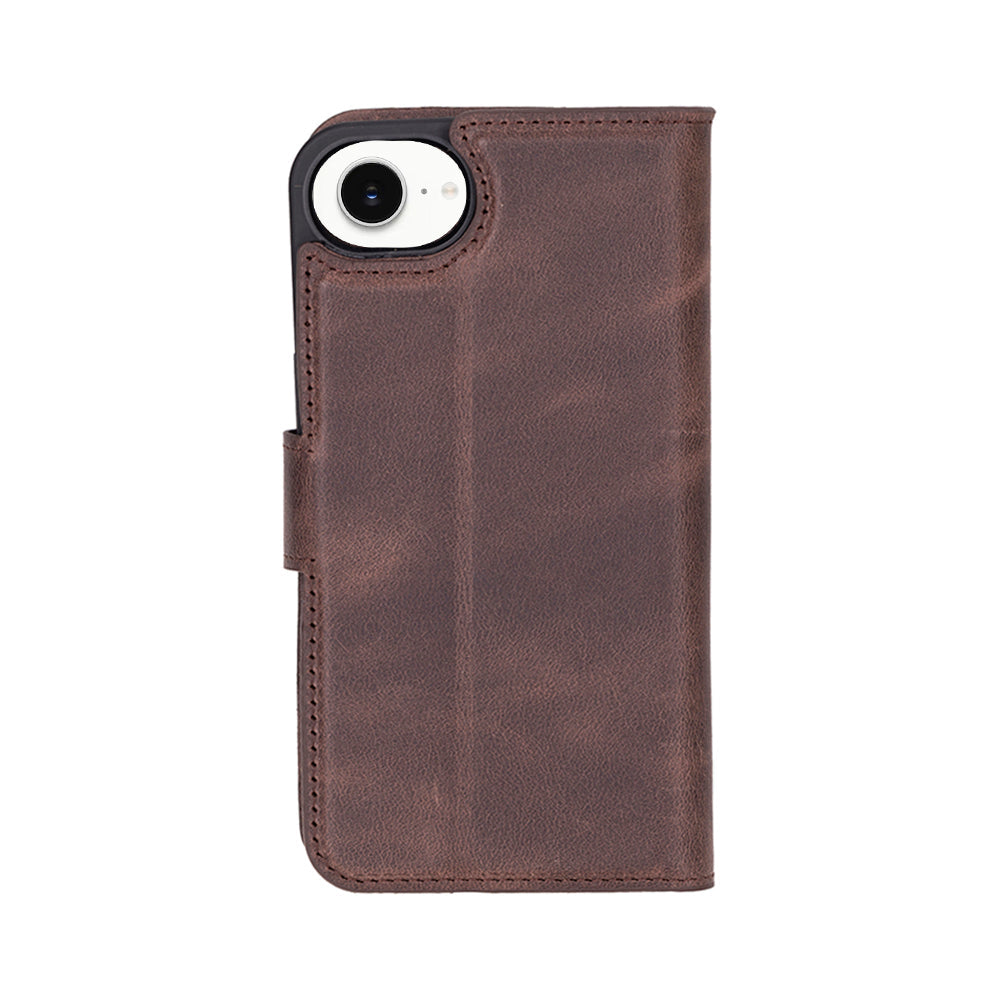 Magic iPhone 16E Detachable Leather Wallet Case