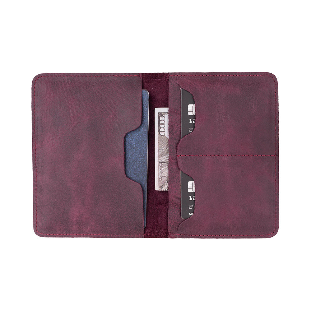 Viaggio Leather Passport Wallet