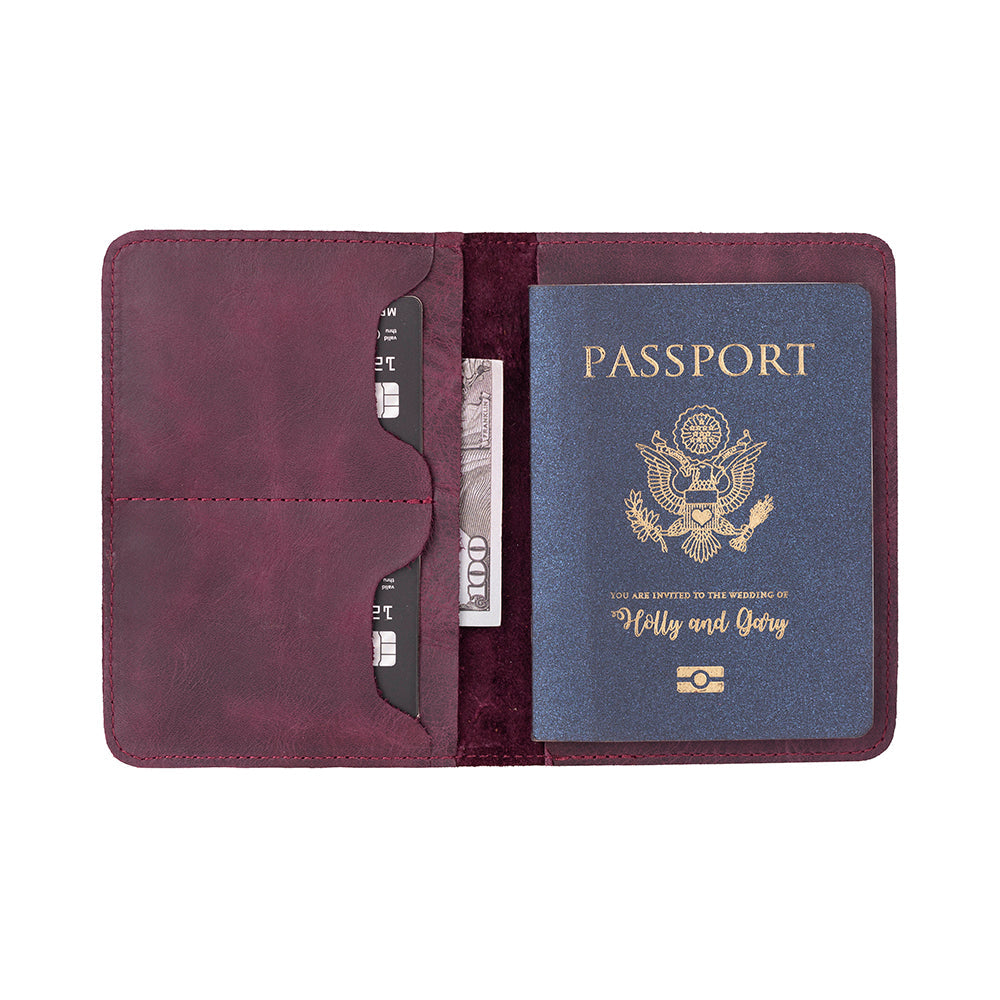 Viaggio Leather Passport Wallet