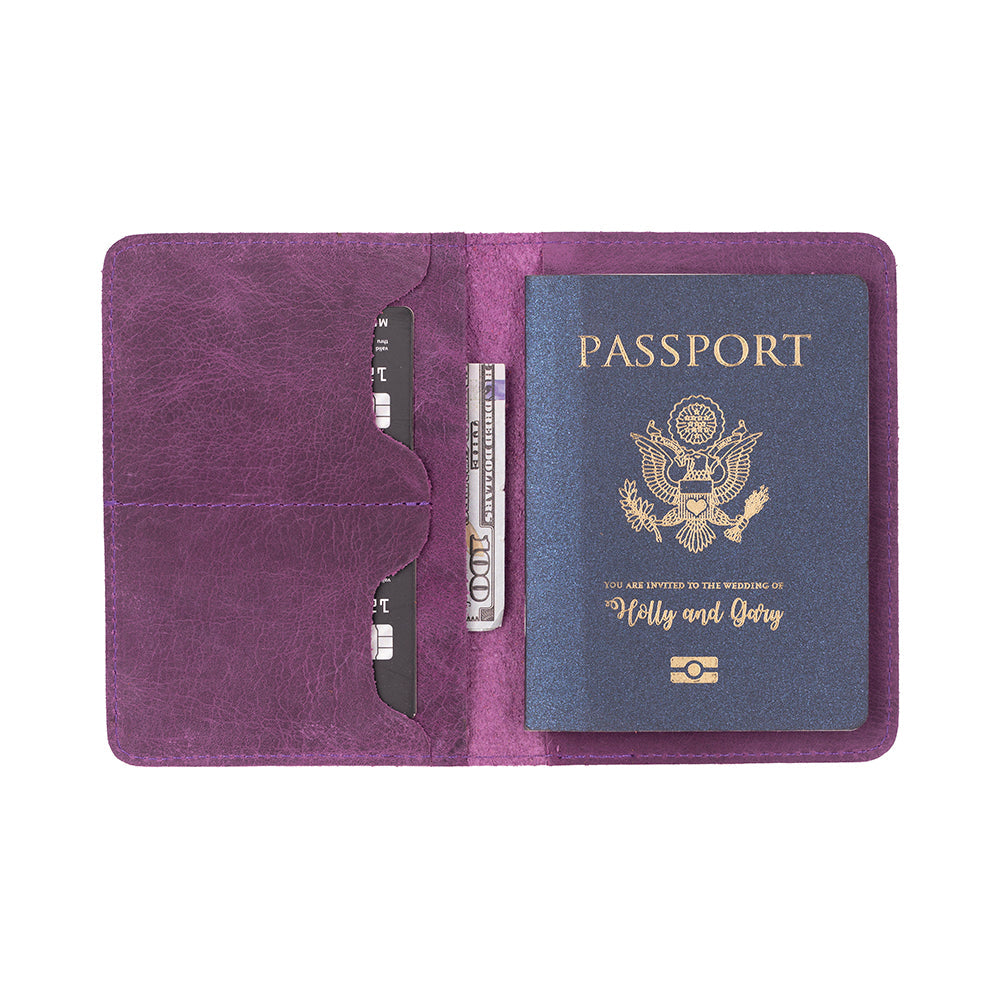 Viaggio Leather Passport Wallet