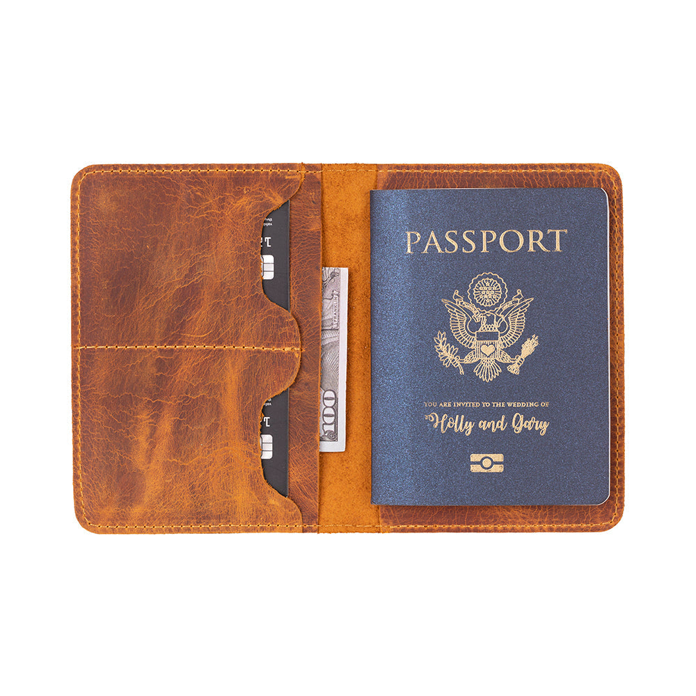 Viaggio Leather Passport Wallet