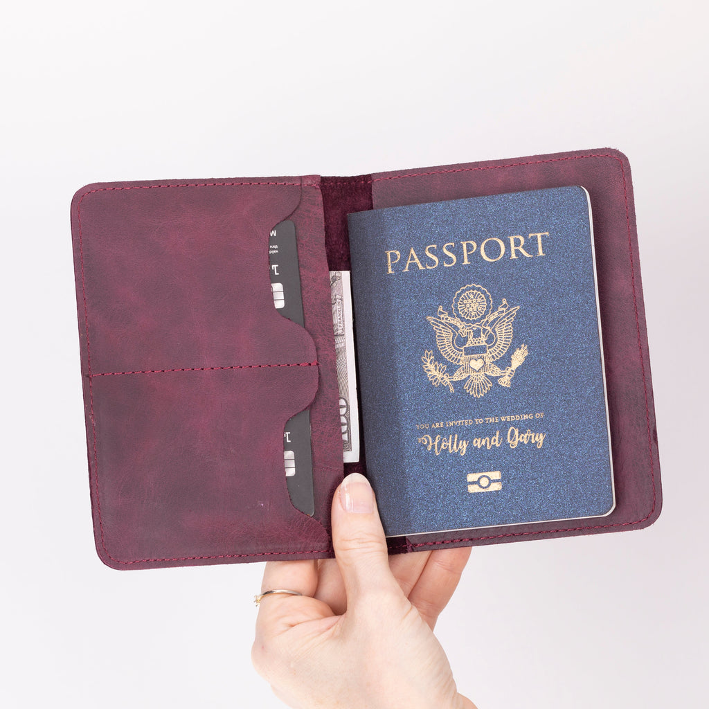 Viaggio Leather Passport Wallet