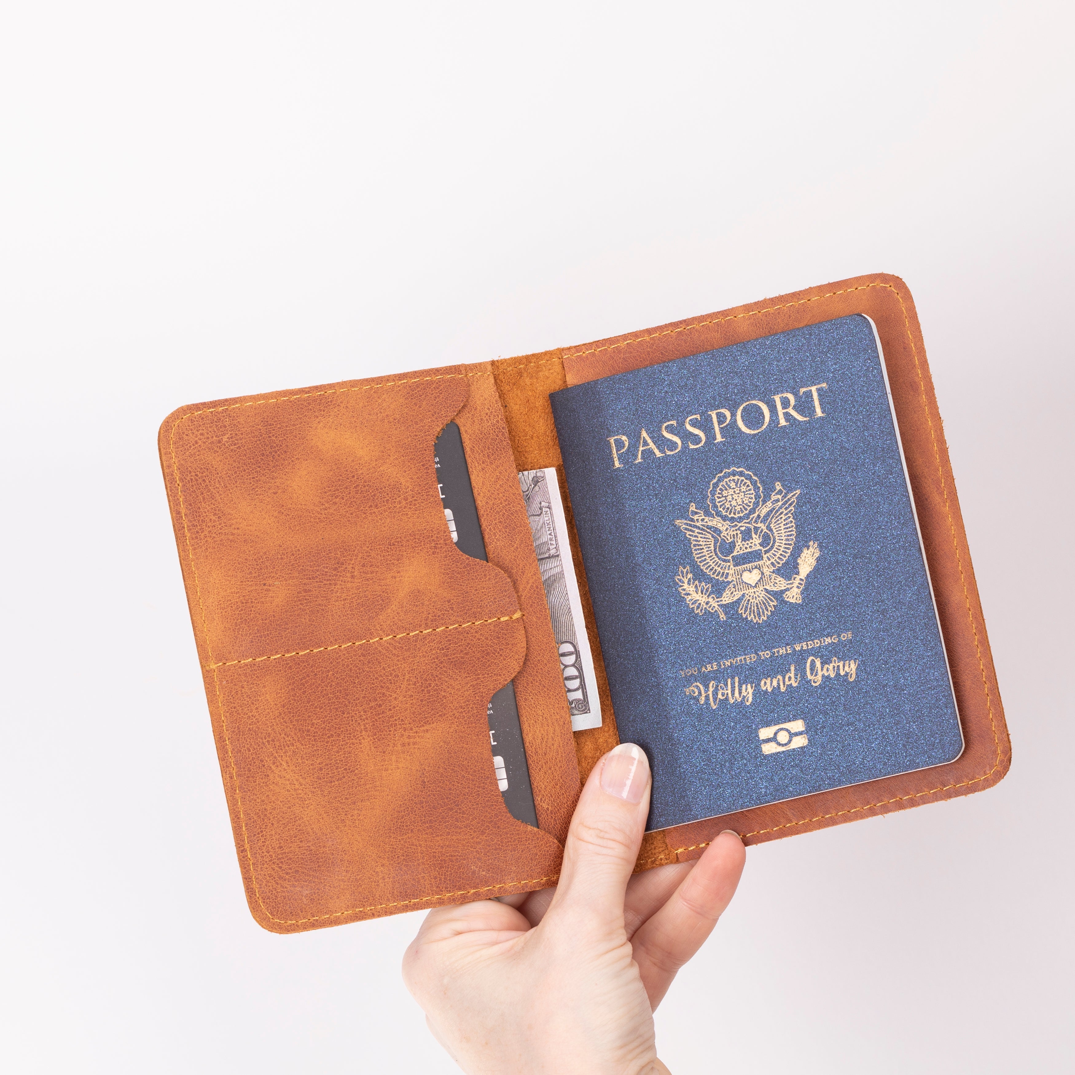 Viaggio Leather Passport Wallet