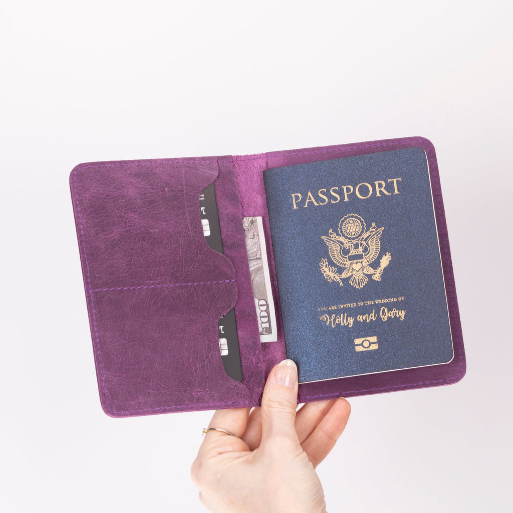 Viaggio Leather Passport Wallet