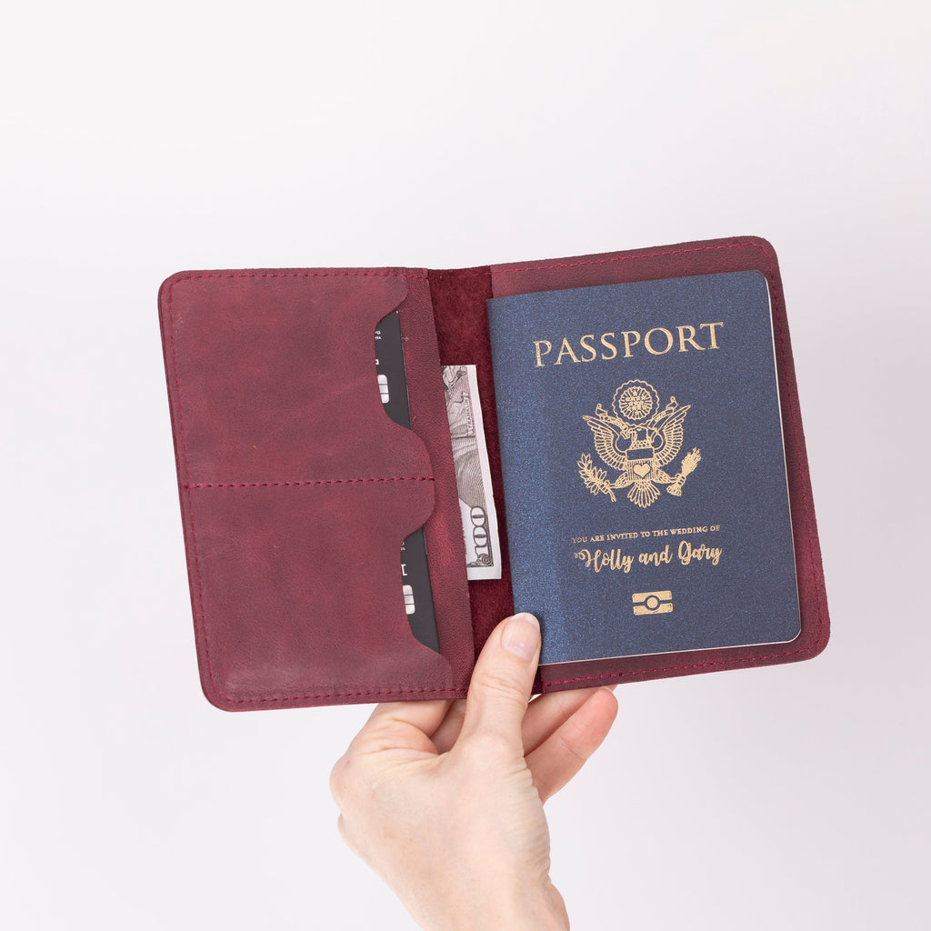 Viaggio Leather Passport Wallet