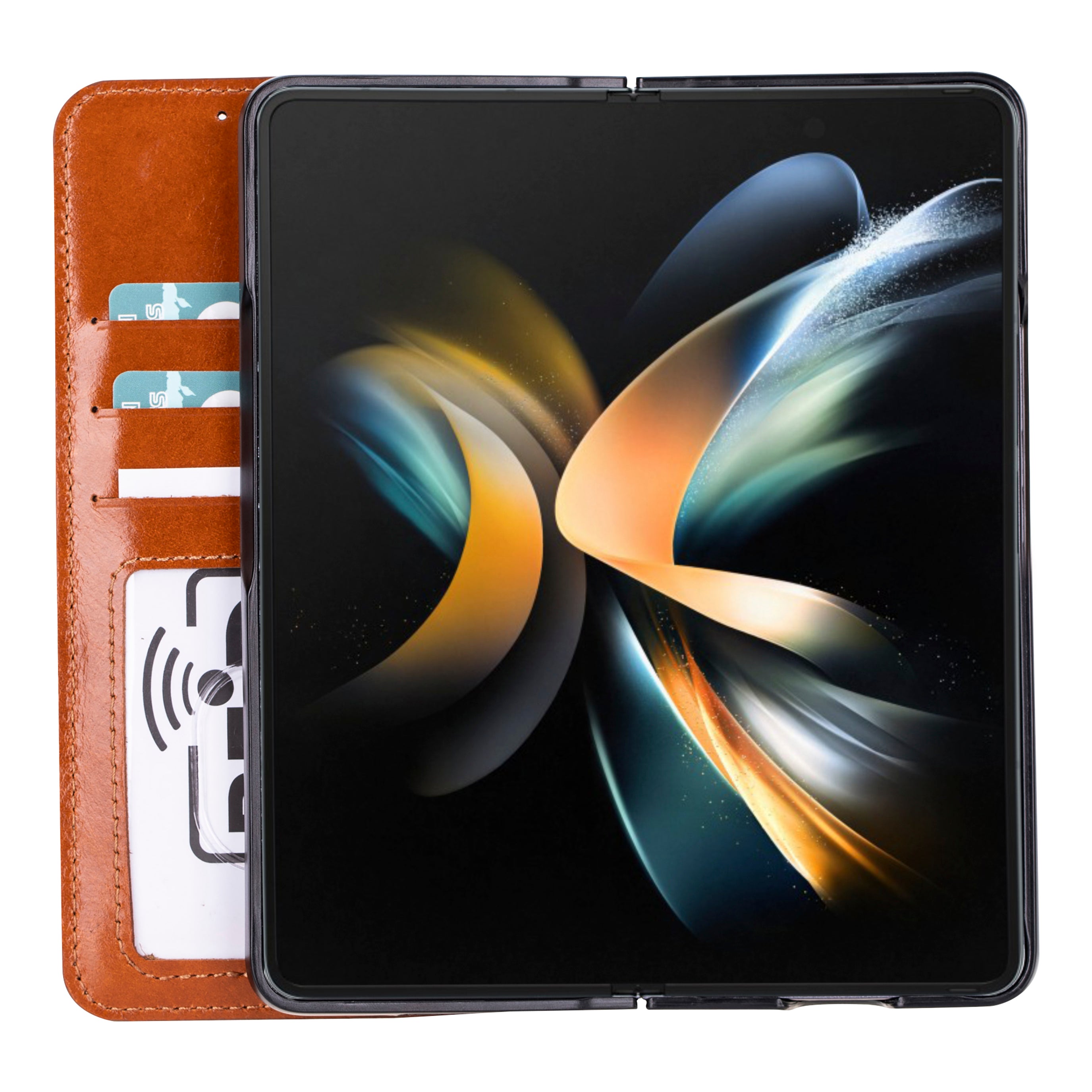 Wallet ID Google Pixel 10 Pro Fold Leather Folio Case