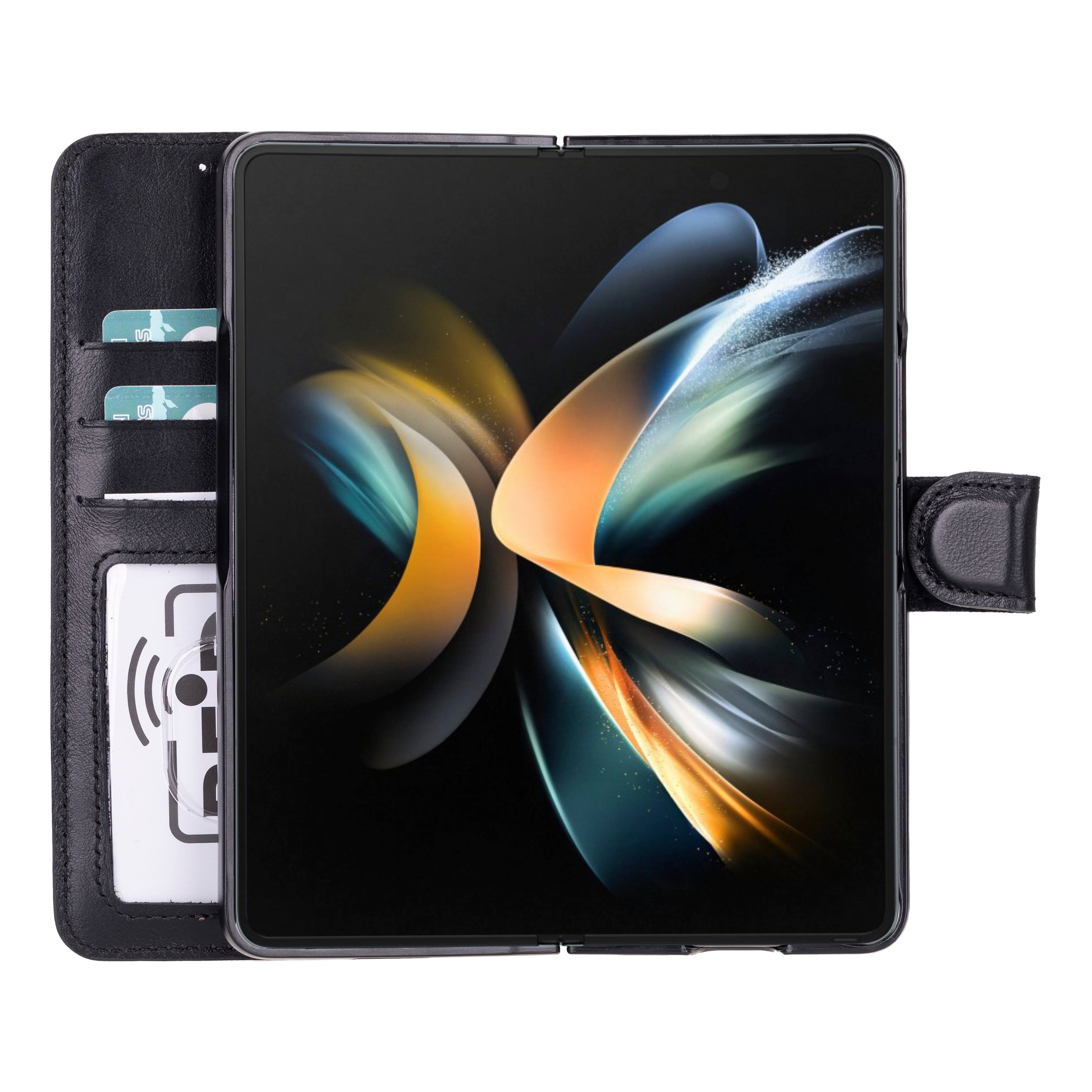 Wallet ID Google Pixel 10 Pro Fold Leather Folio Case