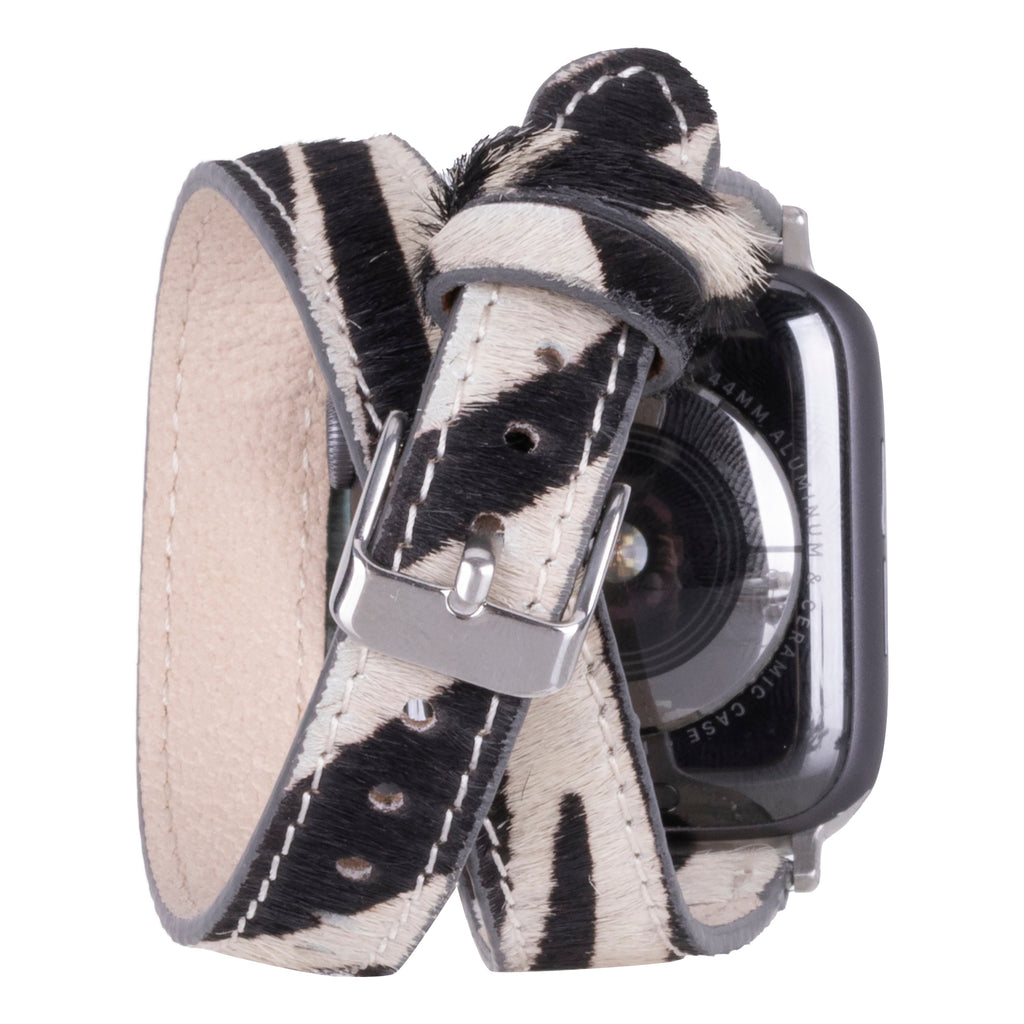 Slim Double Tour Leather Apple Watch Band