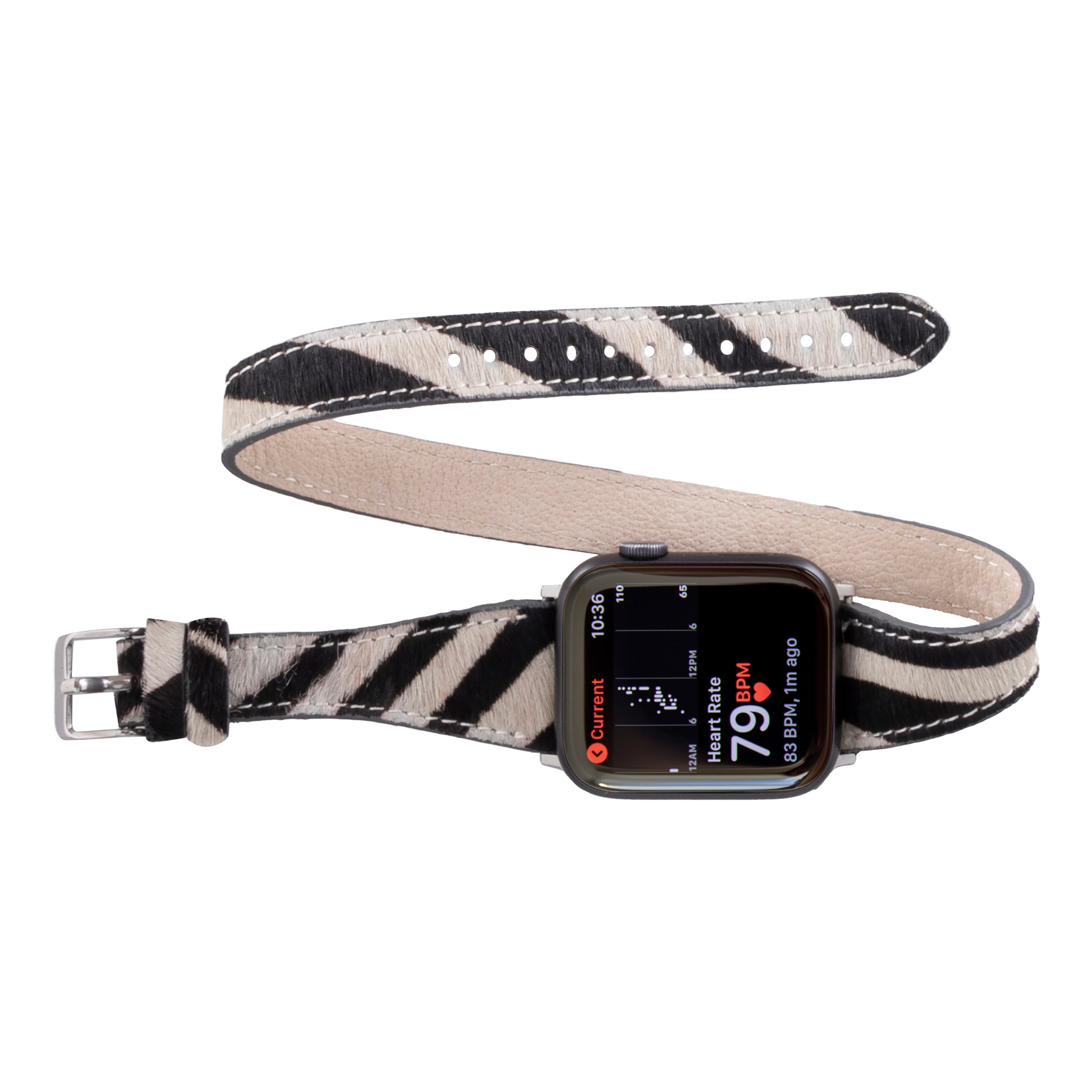 Slim Double Tour Leather Apple Watch Band