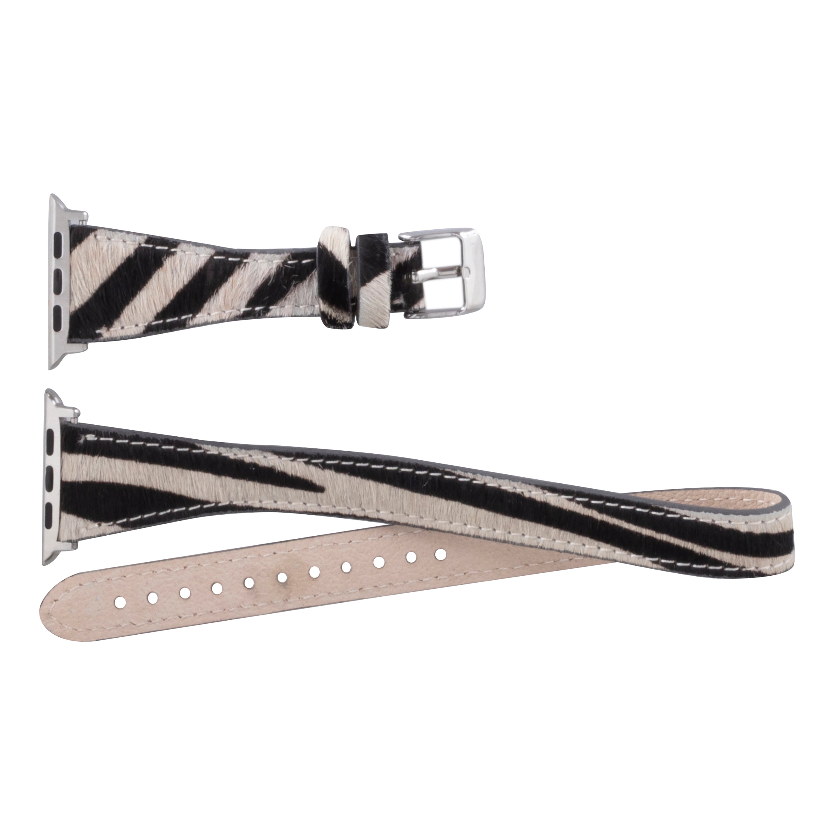 Slim Double Tour Leather Apple Watch Band