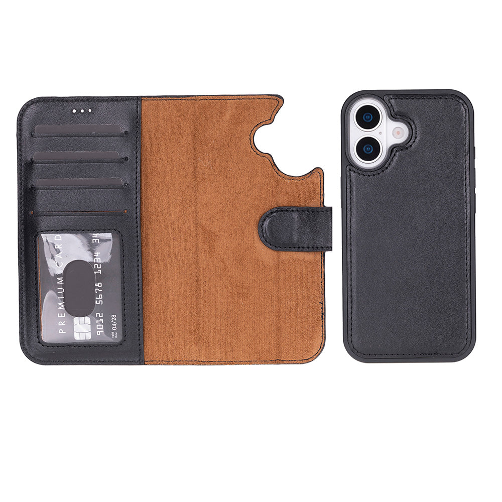 Magic iPhone 17 Leather Detachable Wallet Case