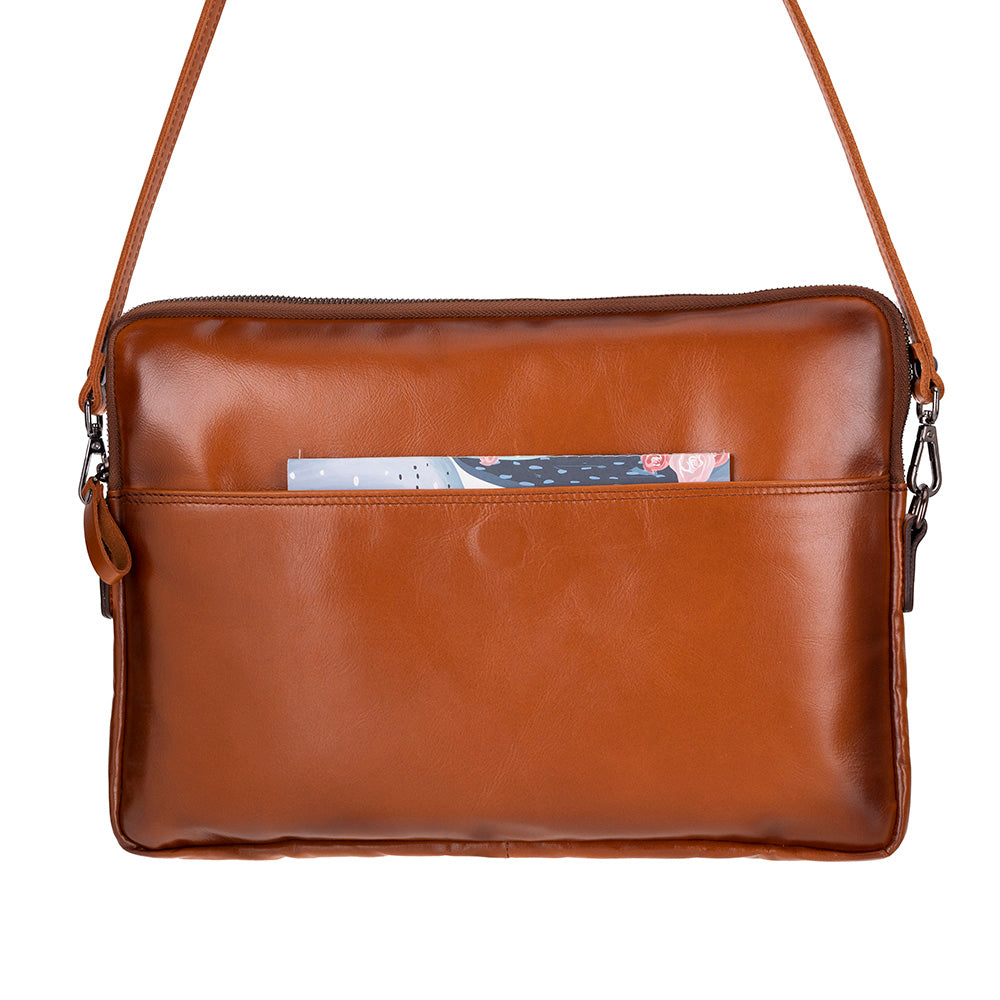 Leeds Slim Leather Laptop / Tablet Sleeve