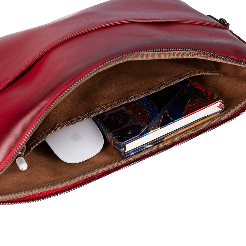 Leeds Slim Leather Laptop / Tablet Sleeve