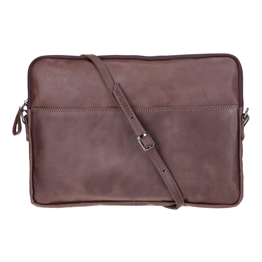 Leeds Slim Leather Laptop / Tablet Sleeve