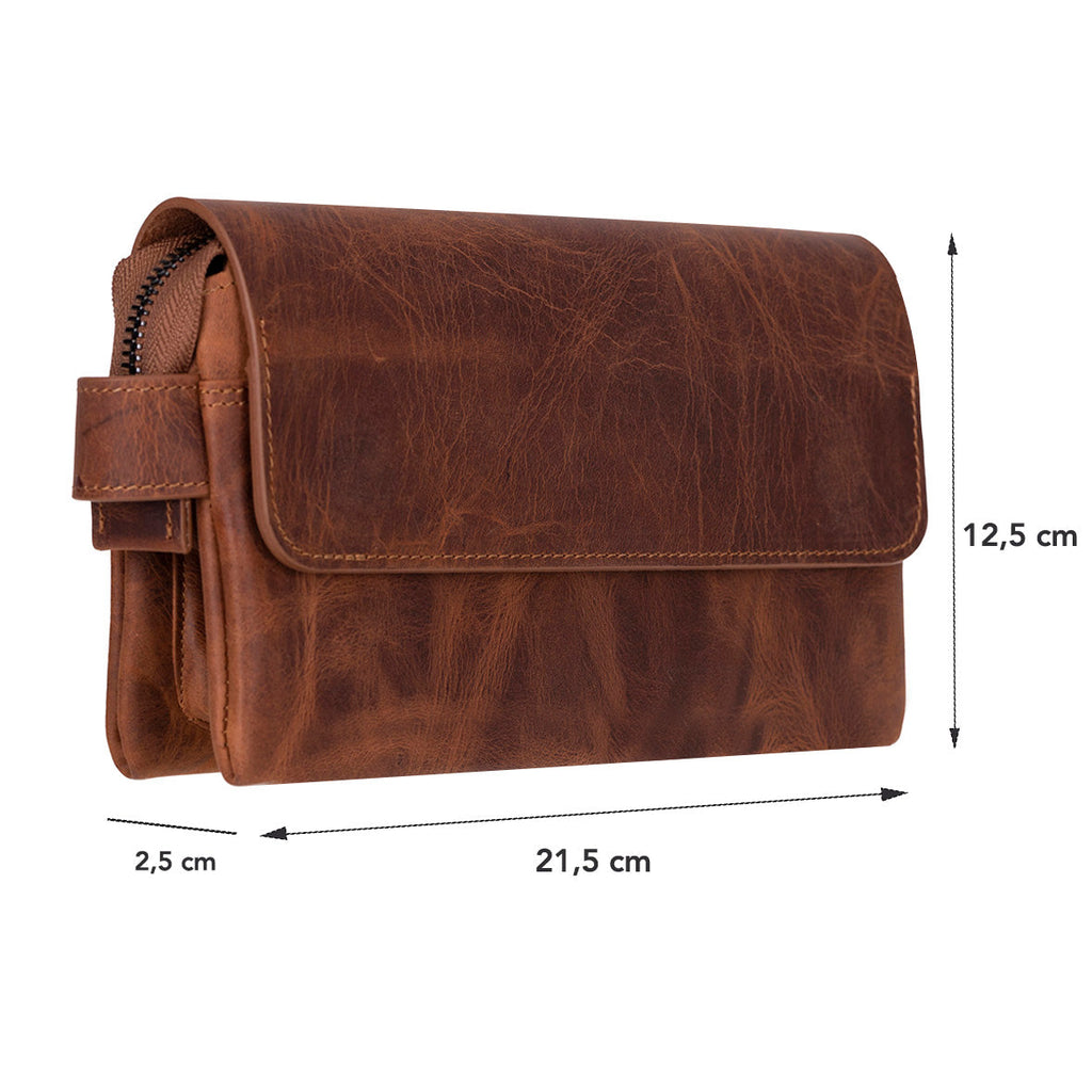 Prestige Leather Clutch Bag