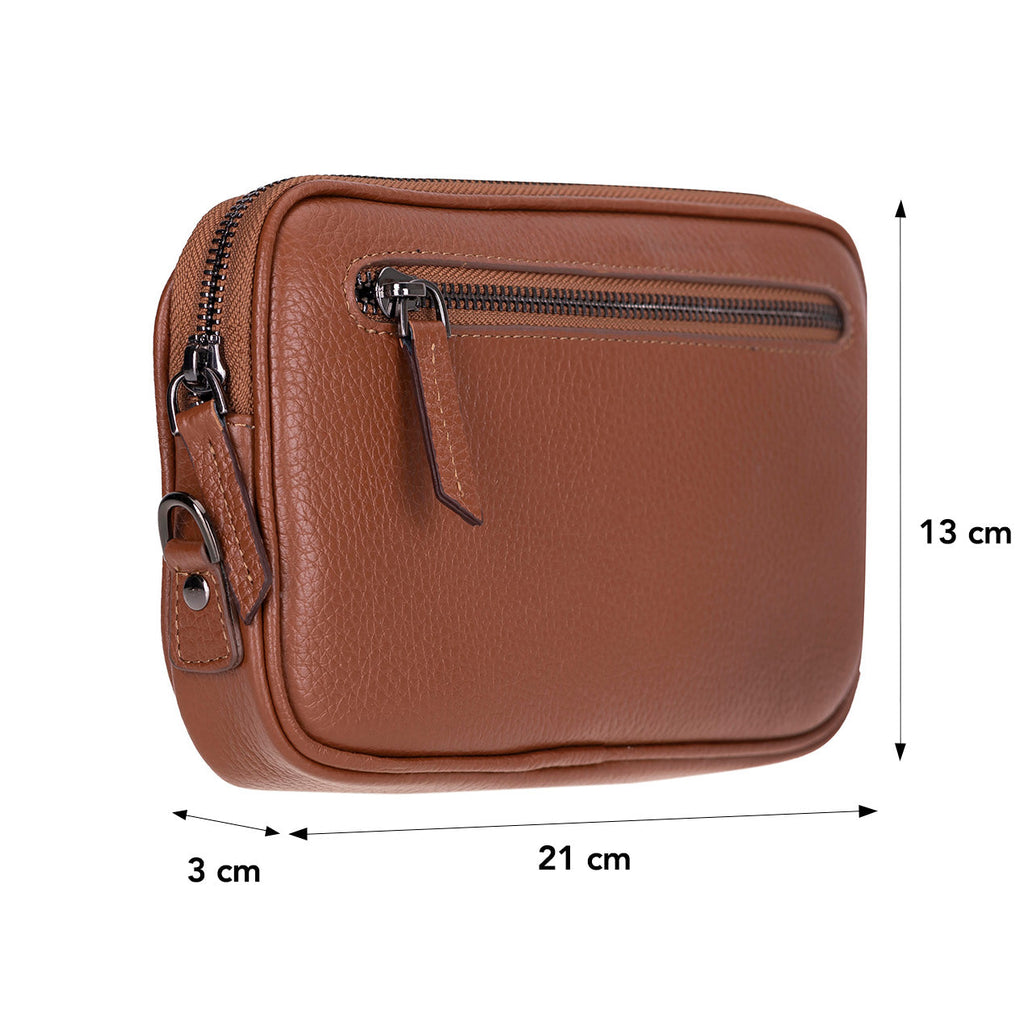 Noma Leather Clutch Bag