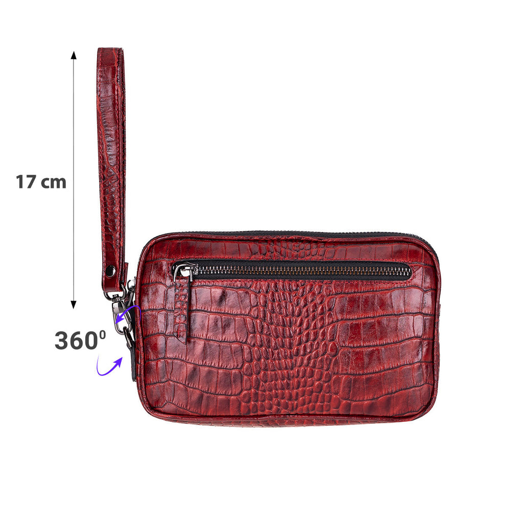 Noma Leather Clutch Bag