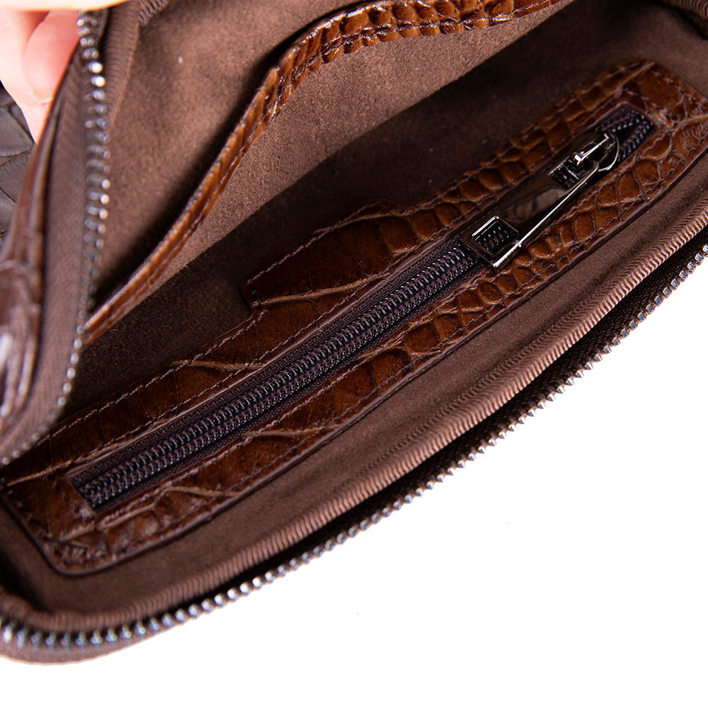 Noma Leather Clutch Bag