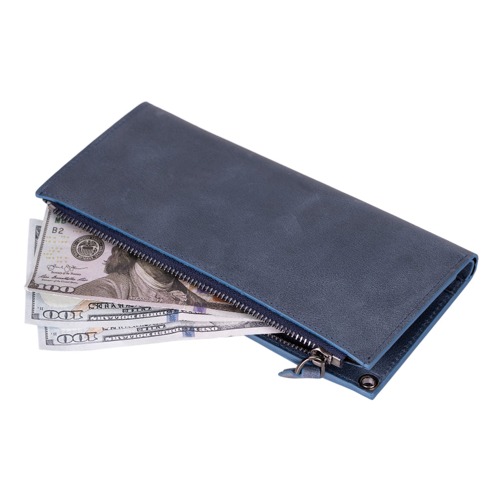 Lozan Strap Leather Crossbody Wallet